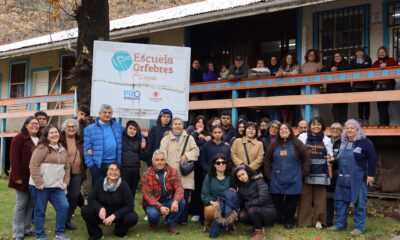 Escuela de Orfebres de Coya recibió visita de taller laboral de orfebrería y telar de la comuna de Navidad